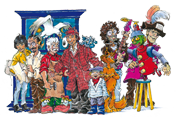 Dessin des membres de la Compagnie