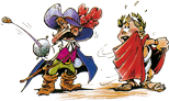 Dessin de Cyrano de Bergerac